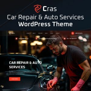 Cras – Oto Servis & Araç Bakım WordPress Teması (Mobil Uyumlu + Hızlı Performans)