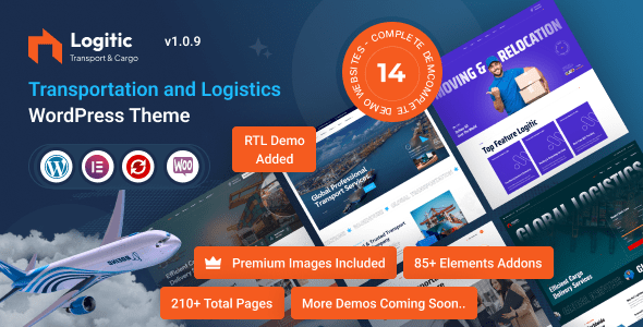 Logitic 1.0.9 – Taşımacılık & Lojistik Firmaları İçin WordPress Teması